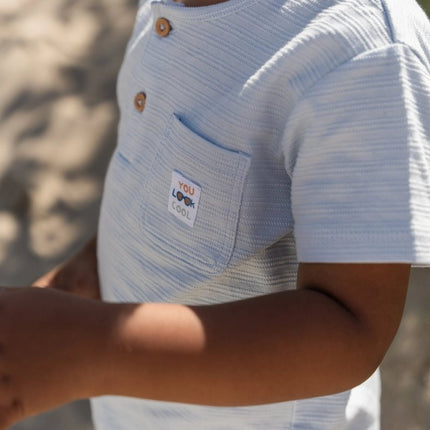 T-shirt korte mouw Light Blue koop je bij Babywinkel