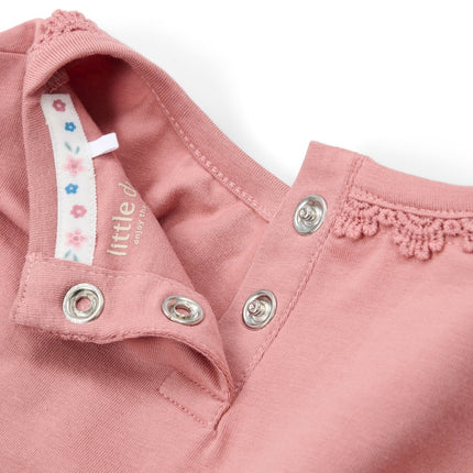 T-shirt korte mouw Pink Blush koop je bij Babywinkel