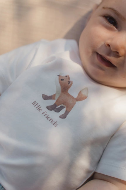 T-shirt korte mouw wit Snow White koop je bij Babywinkel