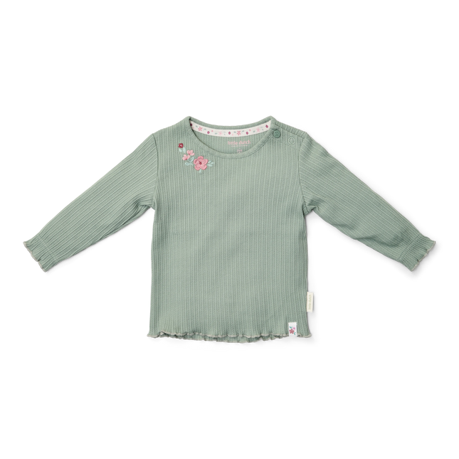 Camiseta manga larga Verde Jardín