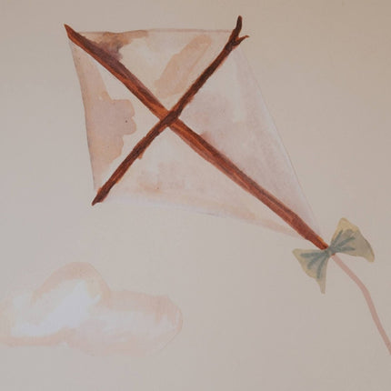 That's Mine Muursticker Kite Small Beige koop je bij Babywinkel