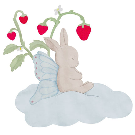 That's Mine Muursticker Strawberry Dreams Beige koop je bij Babywinkel