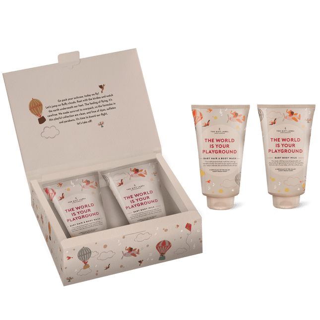 The Gift Label Giftbox The World Is Your Playground 2 - delig koop je bij Babywinkel