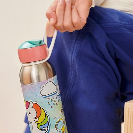 Thermosfles Flip - Up Campus 350ml Unicorn - Babywinkel - 8720294005469