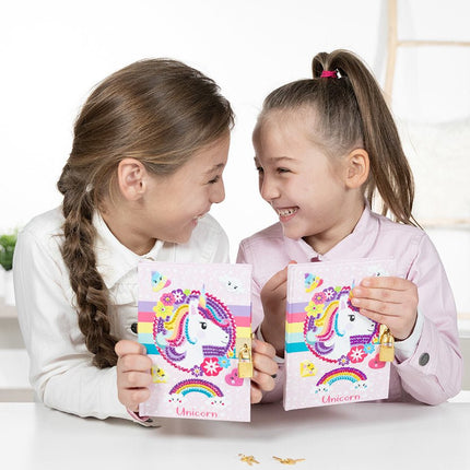 Unicorn Diamond Painting Dagboek - Babywinkel - 8714274071735