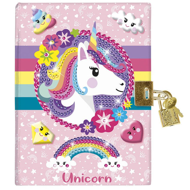 Unicorn Diamond Painting Dagboek - Babywinkel - 8714274071735