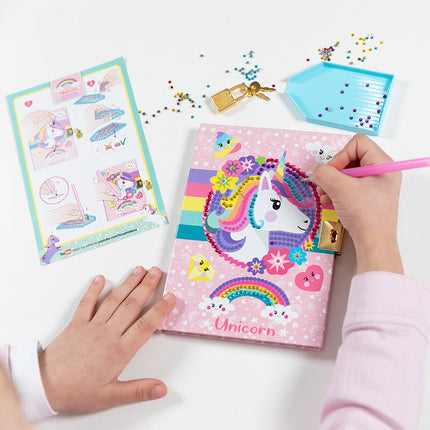 Unicorn Diamond Painting Dagboek - Babywinkel - 8714274071735