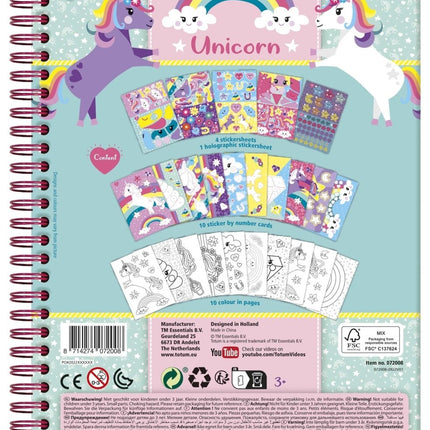 Unicorn Stickerboek Groot - Babywinkel - 8714274072008