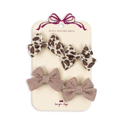 Konges Sløjd Horquillas para el pelo Baby Leo/Rose, 4 unidades