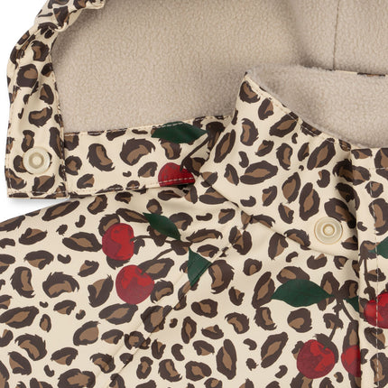 Conjunto de lluvia para niña Konges Sløjd Palme, modelo Leo Cerise
