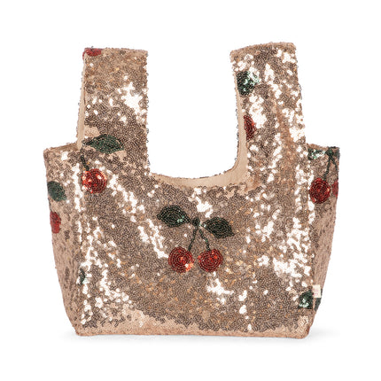 Bolso infantil Konges Sløjd Starla Sequin Ma Grande Cerise Blush