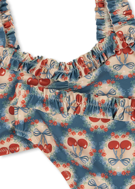 <tc>Konges Slojd</tc> Bikini Tipo Maya Grs Lazo Cereza Azul