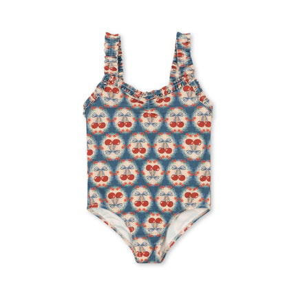 <tc>Konges Slojd</tc> Bañador Niño Maya Grs Lazo Cereza Azul