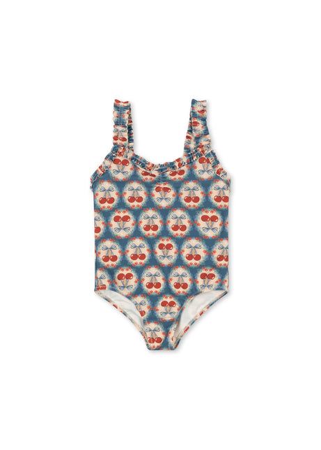 <tc>Konges Slojd</tc> Bañador Niño Maya Grs Lazo Cereza Azul