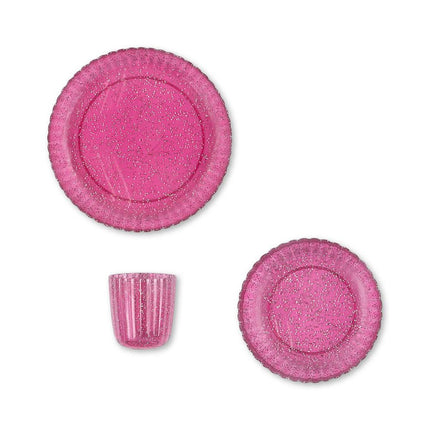 <tc>Konges Slojd</tc> Vajilla Glitter Sprakling Sangría 3pcs