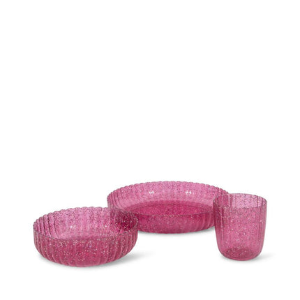 <tc>Konges Slojd</tc> Vajilla Glitter Sprakling Sangría 3pcs