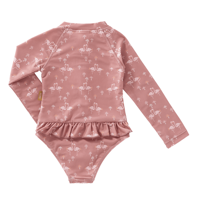 UV Suit longsleeve girls Flamingo - Babywinkel - 8720874458692
