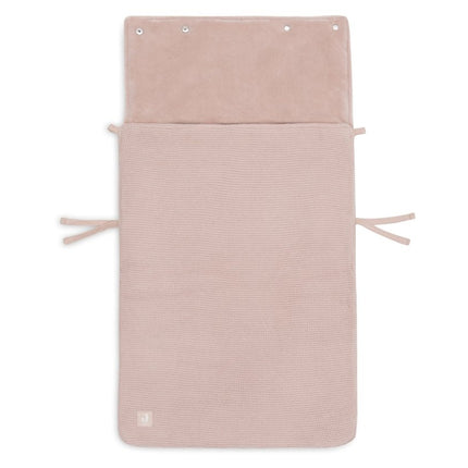 Voetenzak groep 0+ 3/5 punts gordel Basic Knit - Wild Rose - Babywinkel - 8717329399679