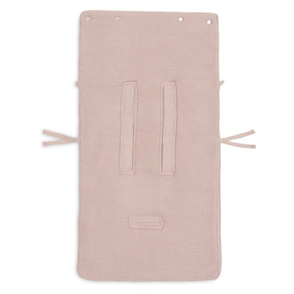 Voetenzak groep 0+ 3/5 punts gordel Basic Knit - Wild Rose - Babywinkel - 8717329399679