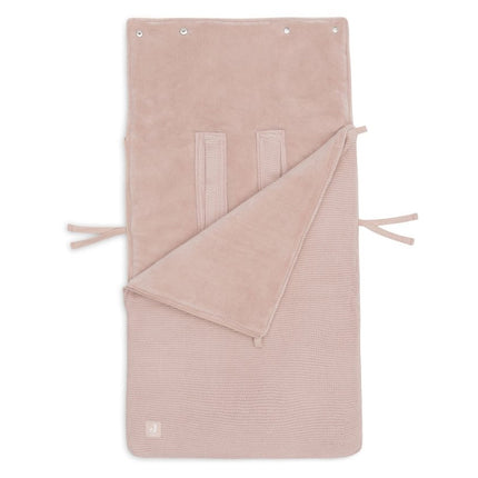 Voetenzak groep 0+ 3/5 punts gordel Basic Knit - Wild Rose - Babywinkel - 8717329399679