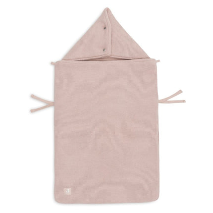 Voetenzak groep 0+ 3/5 punts gordel Basic Knit - Wild Rose - Babywinkel - 8717329399679