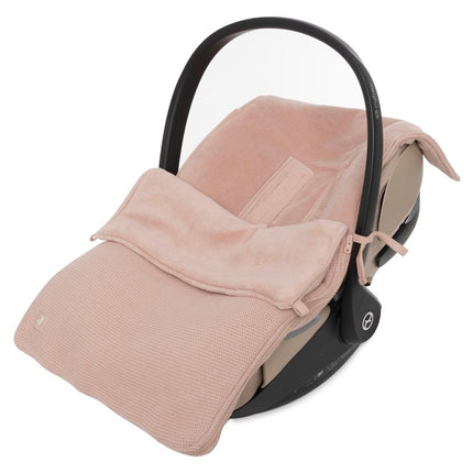 Voetenzak groep 0+ 3/5 punts gordel Basic Knit - Wild Rose - Babywinkel - 8717329399679