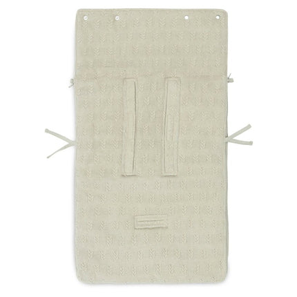 Voetenzak group 0+ 3/5 punts Grain Knit - Olive Green - Babywinkel - 8717329377790