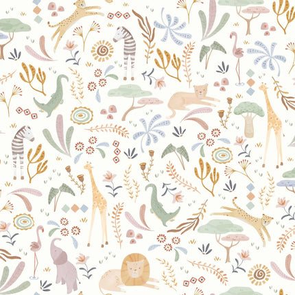 Little Dutch Papel pintado no tejido Safari Wonders