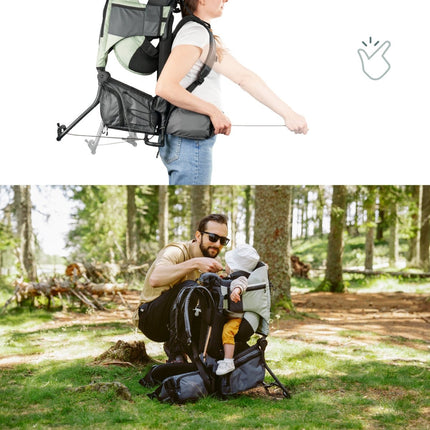 Wandeldraagzak Moov & Hike Green - Babywinkel - 3661276184442