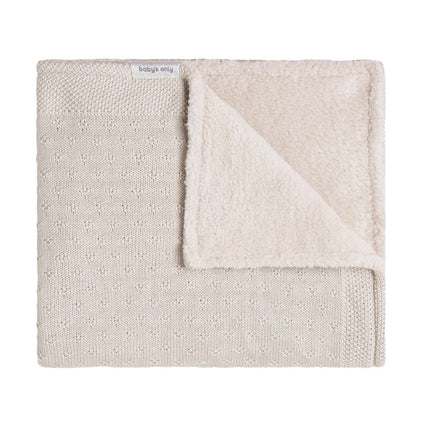 Wiegdeken teddy Mood warm linen - Babywinkel - 8721052102901