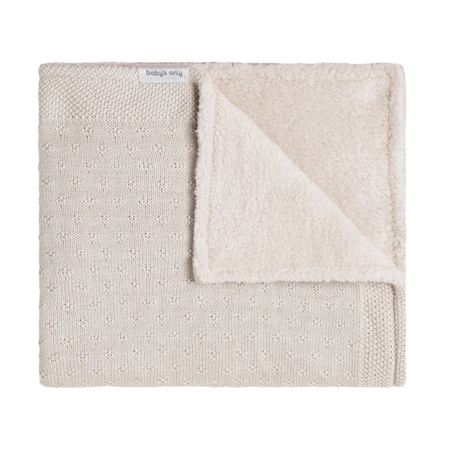 Wiegdeken teddy Mood warm linen - Babywinkel - 8721052102901