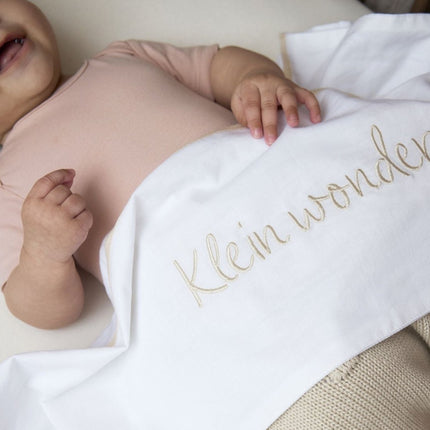 Wieglaken Klein Wonder - soft sand - 75x100cm - 0.3 TOG - Babywinkel - 4054703696219