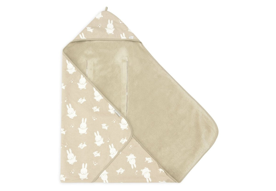 Jollein Wikkeldeken Baby Miffy & Snuffy Olive Green koop je bij Babywinkel