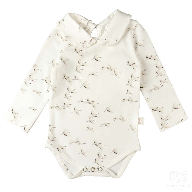 Yumi Baby Romper Met Kraag Cranebirds - Yumi Baby - Babywinkel - 8720618160706