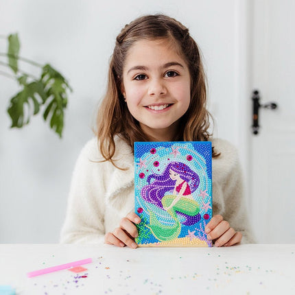 Zeemeermin Knutselset Diamond Painting Notitieboek - Babywinkel - 8714274079731