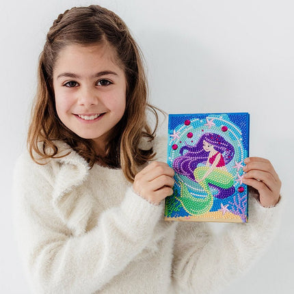 Zeemeermin Knutselset Diamond Painting Notitieboek - Babywinkel - 8714274079731
