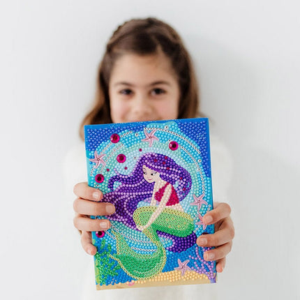 Zeemeermin Knutselset Diamond Painting Notitieboek - Babywinkel - 8714274079731