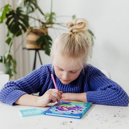 Zeemeermin Knutselset Diamond Painting Notitieboek - Babywinkel - 8714274079731