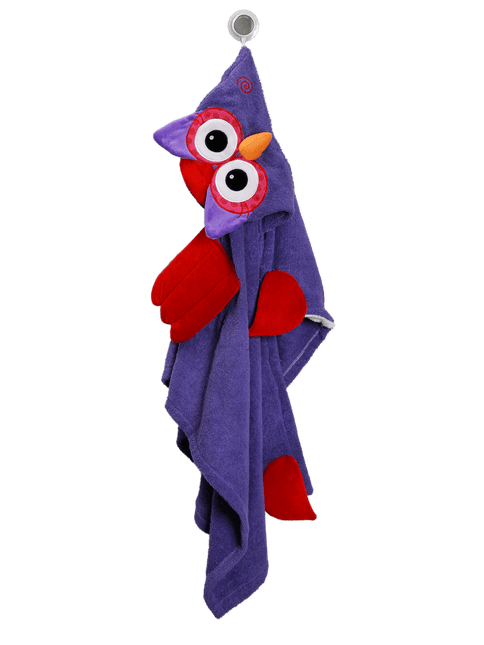 Zoocchini Badcape Baby Olive The Owl Katoen - Zoocchini - Babywinkel - 854892005076