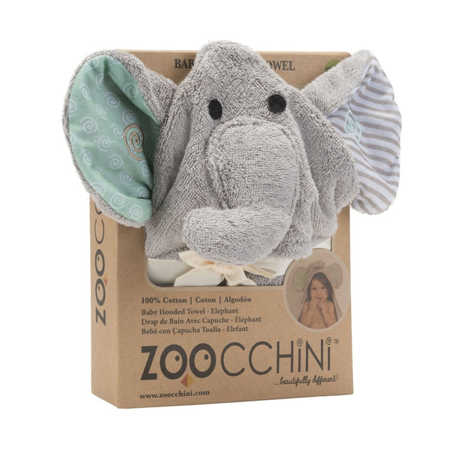 Zoocchini Badjas Baby Elli The Elephant Katoen - Zoocchini - Babywinkel - 855409006326