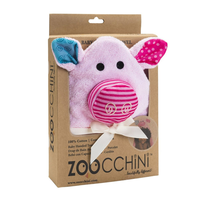 Zoocchini Badjas Baby Pinky The Piglet Katoen - Zoocchini - Babywinkel - 854892005557