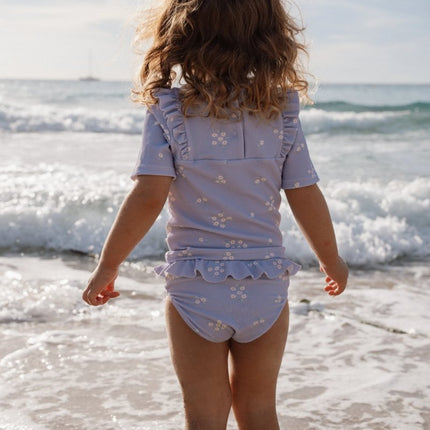 Zwem shirt korte mouwen en broekje Dreamy Lavender koop je bij Babywinkel