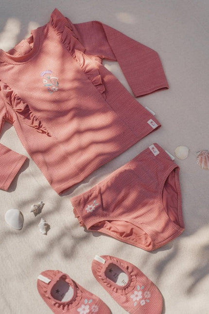 Zwem shirt lange mouwen Dreamy Pink Sparkle koop je bij Babywinkel