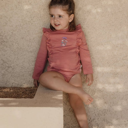 Zwem shirt lange mouwen Dreamy Pink Sparkle koop je bij Babywinkel
